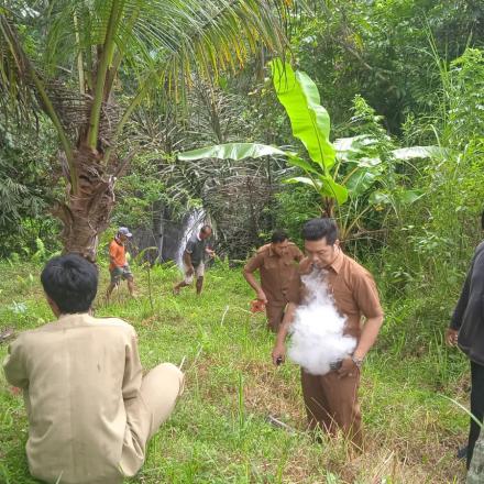 Pengukuran Pembuatan Jalan Baru untuk Tubing Yeh sungi